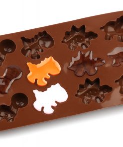 wudidianzi 48 cavité Dinosaure Silicone Gummy Chocolat Moule De Cuisson Bac À Glaçons Moule De Bonbons pour Enfants Fête et Moule De Cuisson 